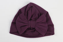 Load image into Gallery viewer, Cute Cotton Blend Hair Bow Knot Kids Baby Infant Turban Hat Big Ear Knot Toddler Beanie Caps Headwraps Birthday Gift Photo Props
