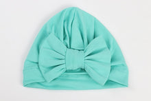 Load image into Gallery viewer, Cute Cotton Blend Hair Bow Knot Kids Baby Infant Turban Hat Big Ear Knot Toddler Beanie Caps Headwraps Birthday Gift Photo Props