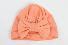 Load image into Gallery viewer, Cute Cotton Blend Hair Bow Knot Kids Baby Infant Turban Hat Big Ear Knot Toddler Beanie Caps Headwraps Birthday Gift Photo Props