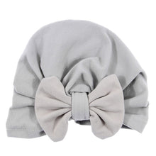 Load image into Gallery viewer, Cute Cotton Blend Hair Bow Knot Kids Baby Infant Turban Hat Big Ear Knot Toddler Beanie Caps Headwraps Birthday Gift Photo Props