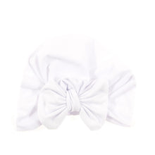 Load image into Gallery viewer, Cute Cotton Blend Hair Bow Knot Kids Baby Infant Turban Hat Big Ear Knot Toddler Beanie Caps Headwraps Birthday Gift Photo Props