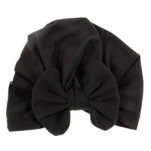 Load image into Gallery viewer, Cute Cotton Blend Hair Bow Knot Kids Baby Infant Turban Hat Big Ear Knot Toddler Beanie Caps Headwraps Birthday Gift Photo Props