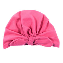 Load image into Gallery viewer, Cute Cotton Blend Hair Bow Knot Kids Baby Infant Turban Hat Big Ear Knot Toddler Beanie Caps Headwraps Birthday Gift Photo Props