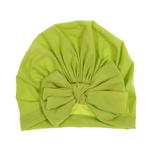 Load image into Gallery viewer, Cute Cotton Blend Hair Bow Knot Kids Baby Infant Turban Hat Big Ear Knot Toddler Beanie Caps Headwraps Birthday Gift Photo Props