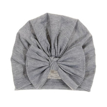 Load image into Gallery viewer, Cute Cotton Blend Hair Bow Knot Kids Baby Infant Turban Hat Big Ear Knot Toddler Beanie Caps Headwraps Birthday Gift Photo Props