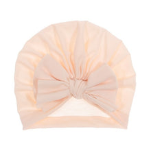 Load image into Gallery viewer, Cute Cotton Blend Hair Bow Knot Kids Baby Infant Turban Hat Big Ear Knot Toddler Beanie Caps Headwraps Birthday Gift Photo Props