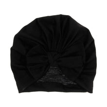 Load image into Gallery viewer, Cute Cotton Blend Hair Bow Knot Kids Baby Infant Turban Hat Big Ear Knot Toddler Beanie Caps Headwraps Birthday Gift Photo Props