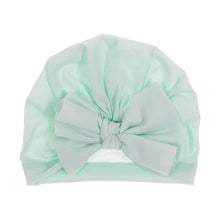 Load image into Gallery viewer, Cute Cotton Blend Hair Bow Knot Kids Baby Infant Turban Hat Big Ear Knot Toddler Beanie Caps Headwraps Birthday Gift Photo Props